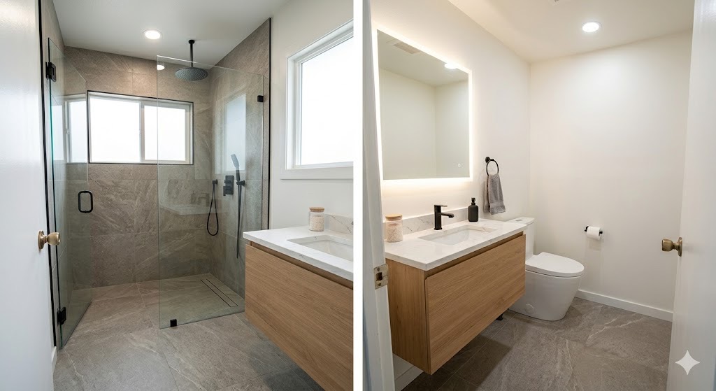 Bathroom after