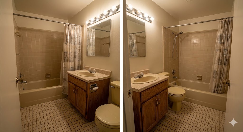 Bathroom before