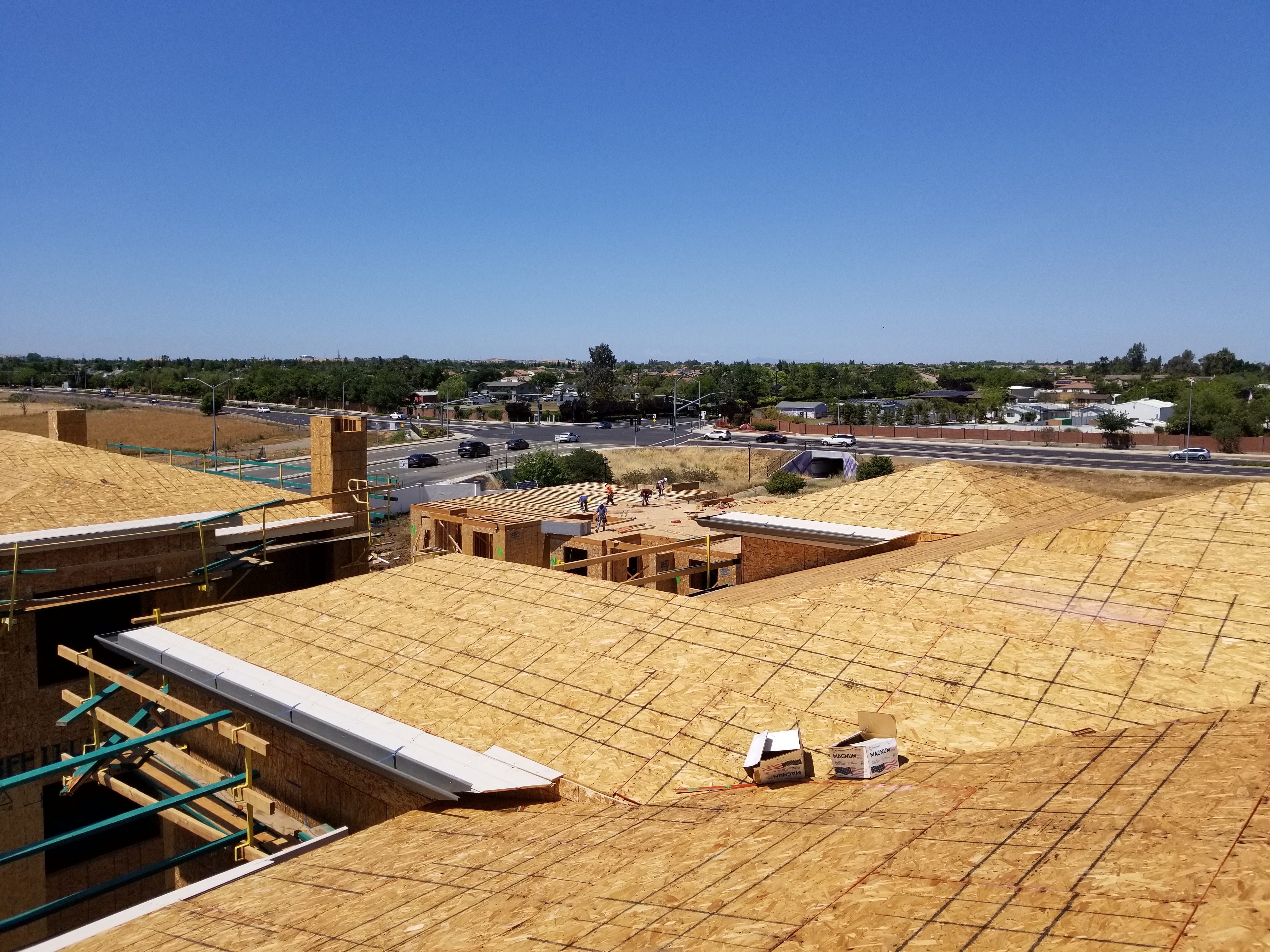4 story apartment framing sheathing