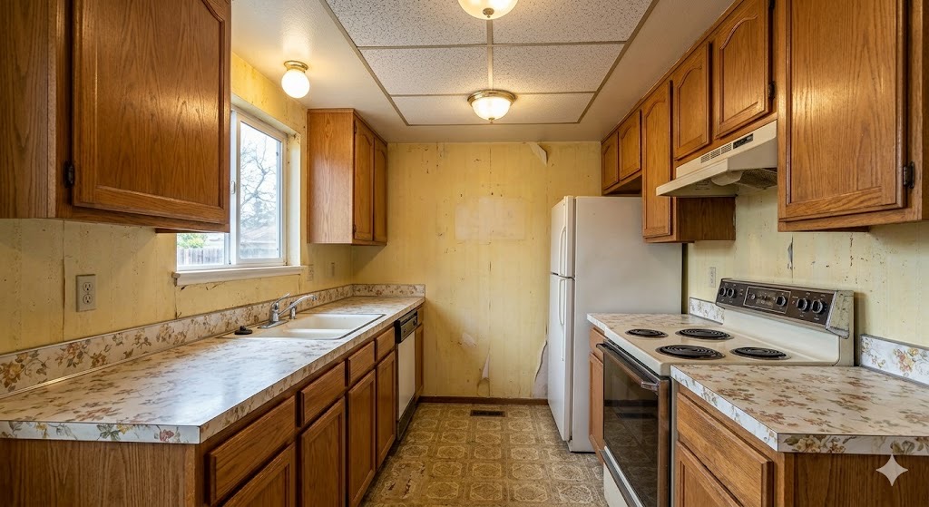 Kitchen before
