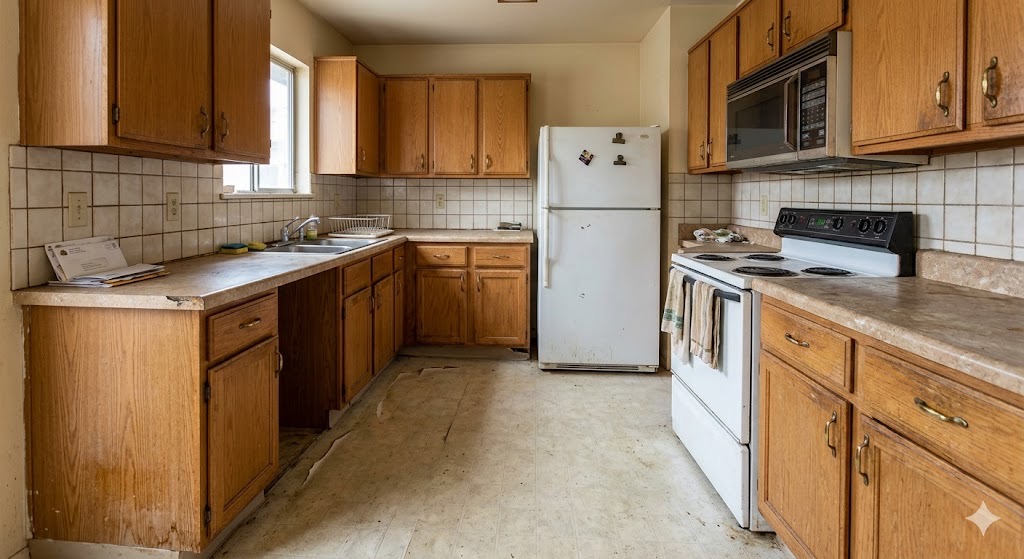 Kitchen before