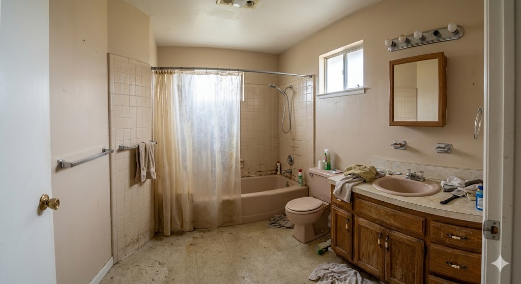 Bathroom before