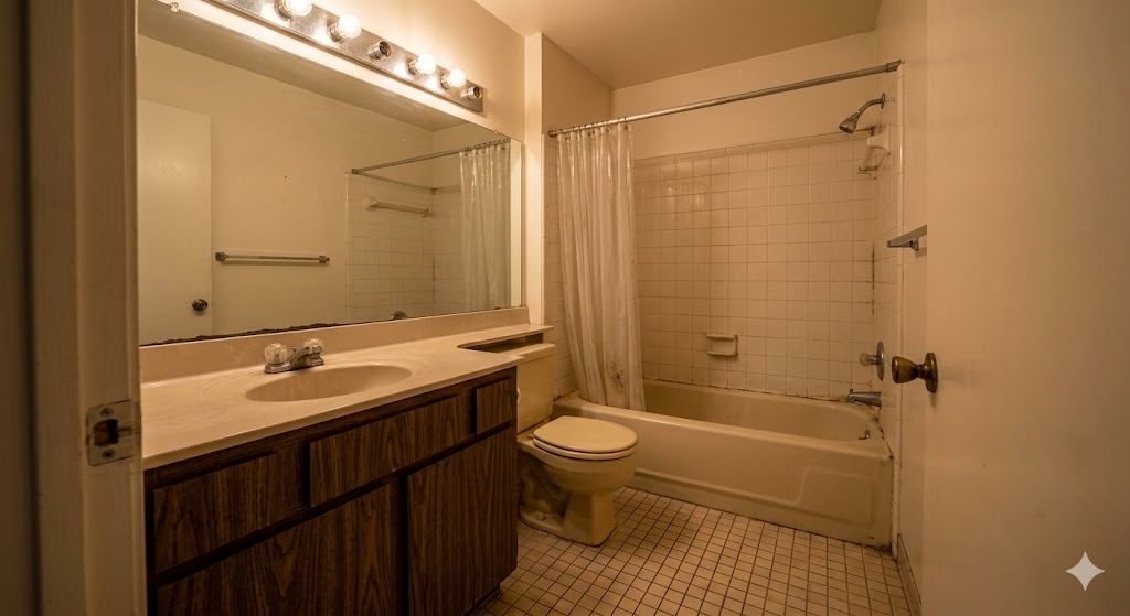 Bathroom before